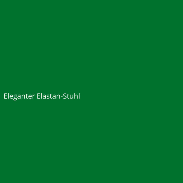 Eleganter Elastan-Stuhl