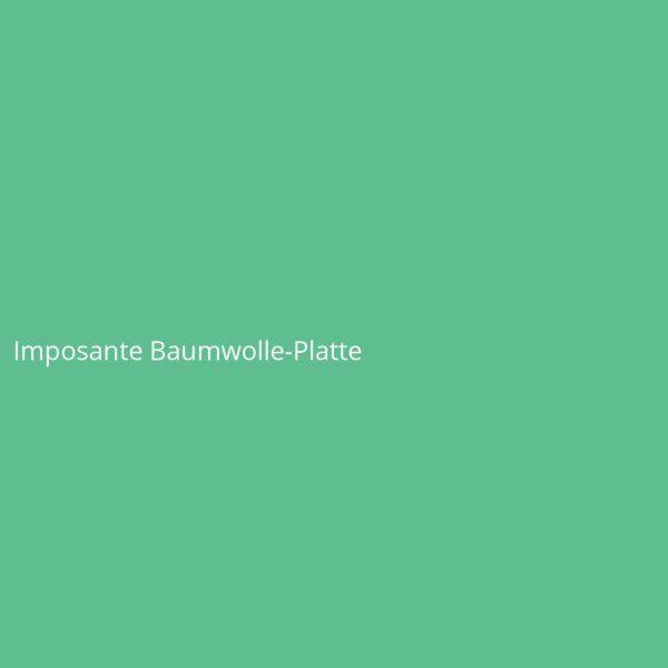 Imposante Baumwolle-Platte