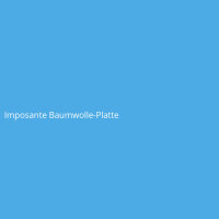 Imposante Baumwolle-Platte