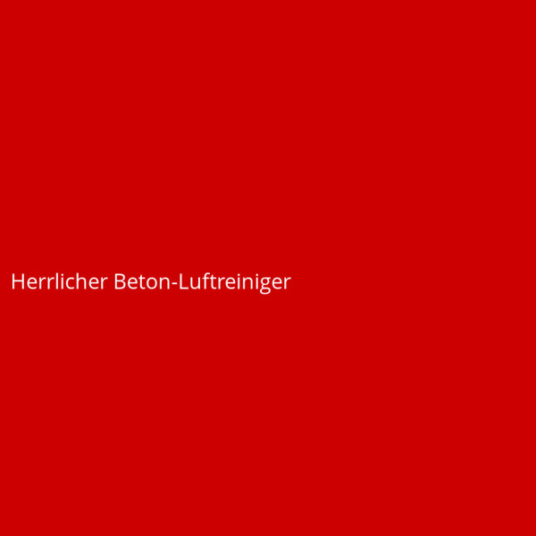 Herrlicher Beton-Luftreiniger